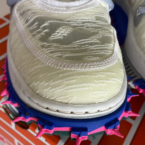 Nike Off-White Air Force 1 Mid DO6290-100 Unisex M Sz 9, W Sz 10.5 Excellent main image 5